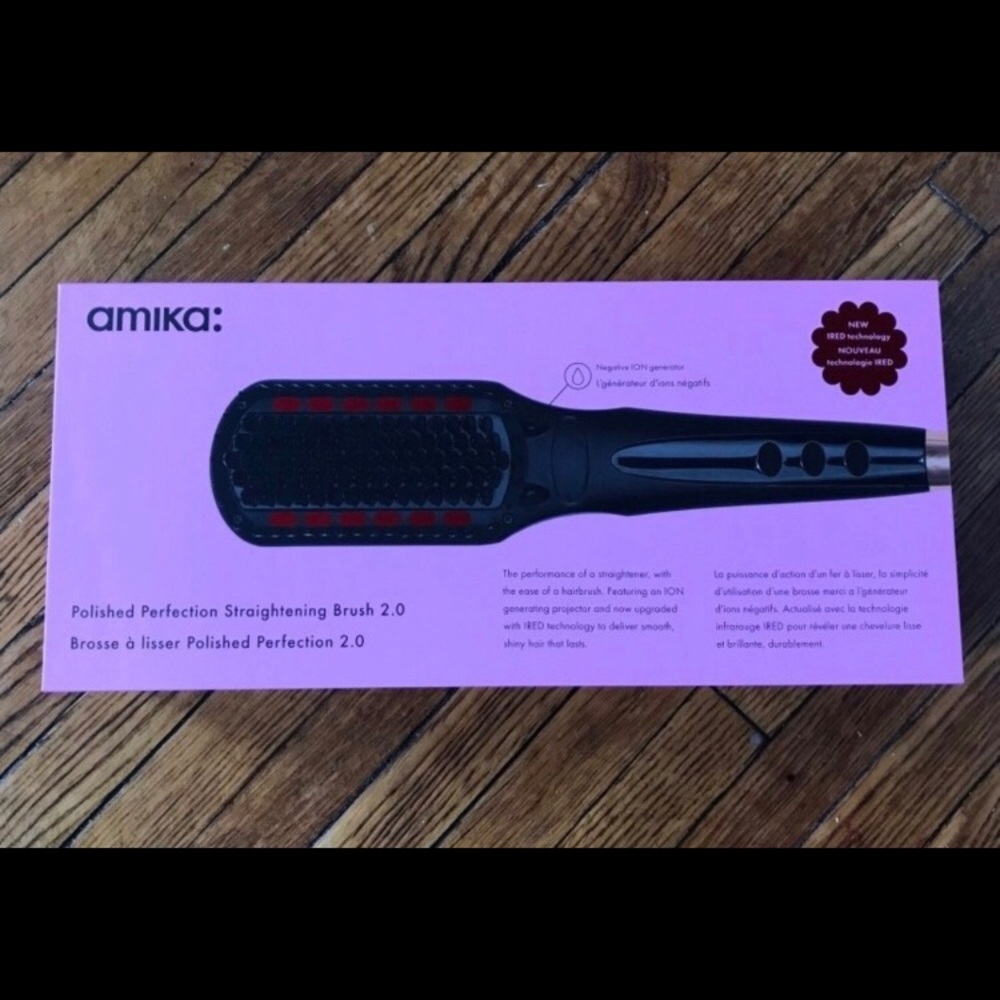 Amika polish perfection straightening brush